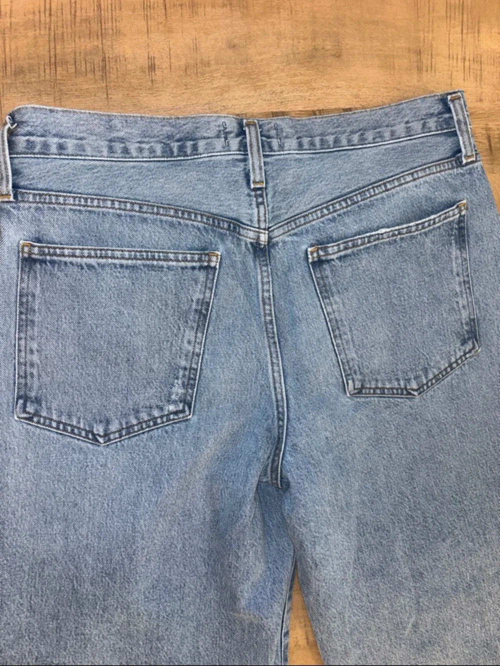 AGOLDE Balloon Leg Denim Jeans Size 30 Designer 100% Cotton Classic Bohemian - Picture 8 of 8
